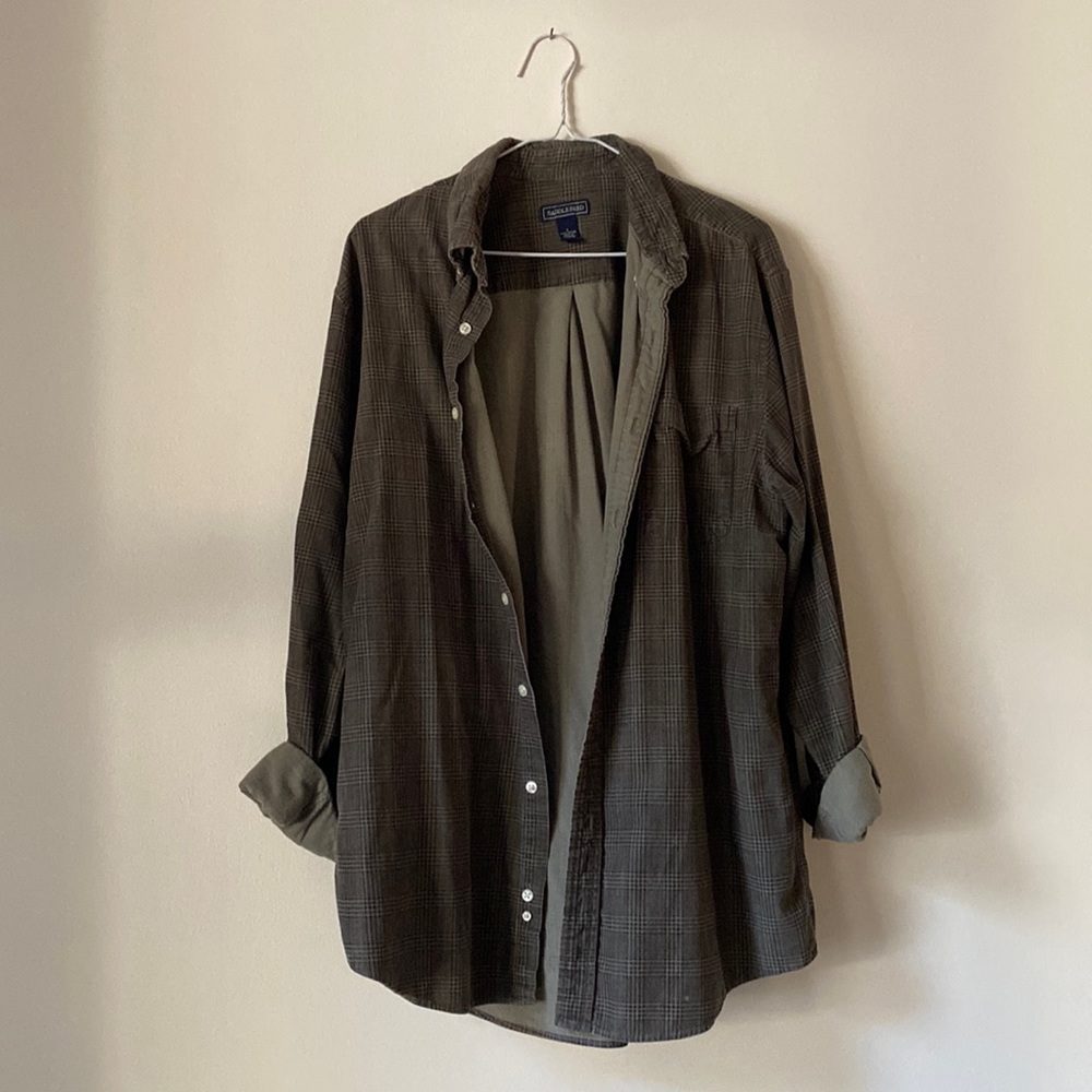 Corduroy textured flannel